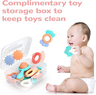 RATTLES AND TEETHERS FOR BABIES 10 PIECES